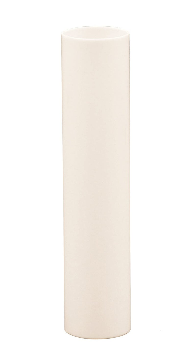 Creative Hobbies 4 Inch Tall Cream Plastic Candle Covers Sleeves Chandelier Socket Covers - Slip Over E12 Candelabra Base Sockets | Set of 12 - Image 3